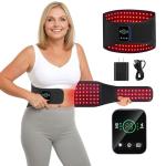 Cordless Red Light Therapy Belt with Massage & Heat