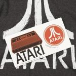 Atari Retro Logo T-Shirt & Stickers Set