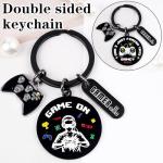 Retro Gaming Controller Keychain Gift for Gamers