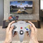 KIWITATA Retro N64 Wired Gamepad Controller - Gray