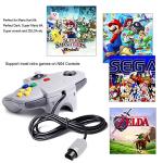 KIWITATA Retro N64 Wired Gamepad Controller - Gray