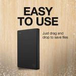 Seagate 2TB Portable External Hard Drive for Gaming