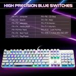 Retro Typewriter Mechanical Gaming Keyboard - RGB