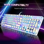 Retro Typewriter Mechanical Gaming Keyboard - RGB