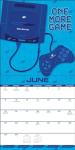 Retro Gaming Systems 2025 Wall Calendar