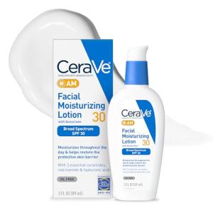 CeraVe AM Facial Moisturizer SPF 30, Oil-Free
