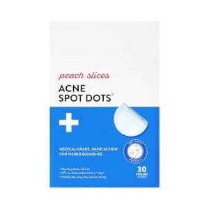 Peach Slices Acne Spot Dots - 30 Ct