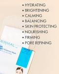 DERMAL Korean Collagen Face Mask – Hydrating & Soothing Sheet Mask with Panthenol – Hypoallergenic Calming Moisture Care for All Skin Types – 24 Combo Pack