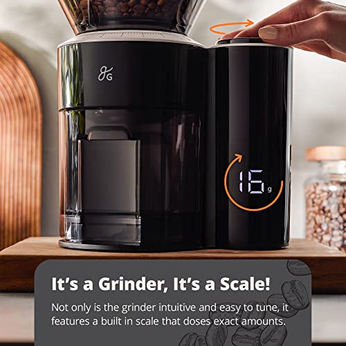 Precise Burr Coffee Grinder for All Brewing Methods (Onyx Black)