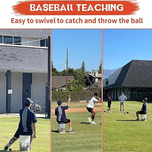 WarBull 360-Degree Swivel Bucket Seat Cushion