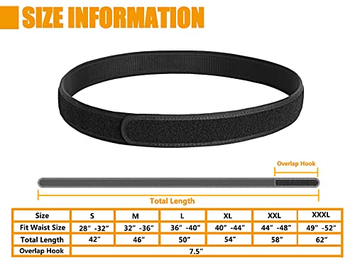 KRYDEX 1.5" Inner Duty Belt - Black