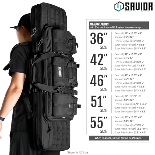 Savior Classic Tactical Double Long Gun Bag