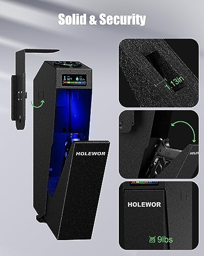 Biometric Pistol Safe for Quick Access Storage
