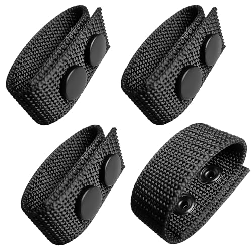 Tactical Duty Belt Keepers with Double Snaps