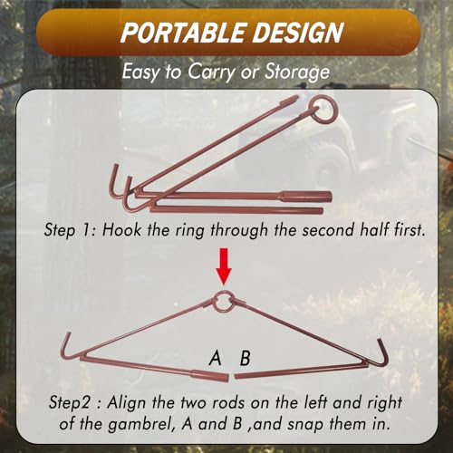 ATFLBOX 700lb Game Hoist with Dual Pulley System