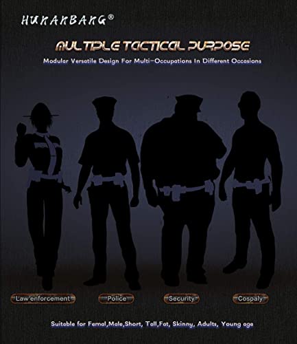 HUNANBANG 10-in-1 Tactical Utility Duty Belt