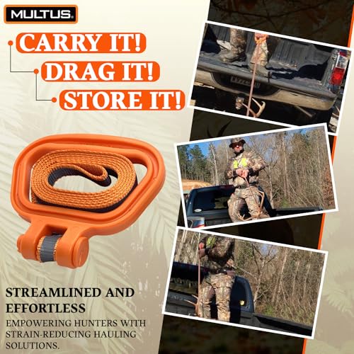 MULTUS Deer Drag Pull Rope for Easy Transport