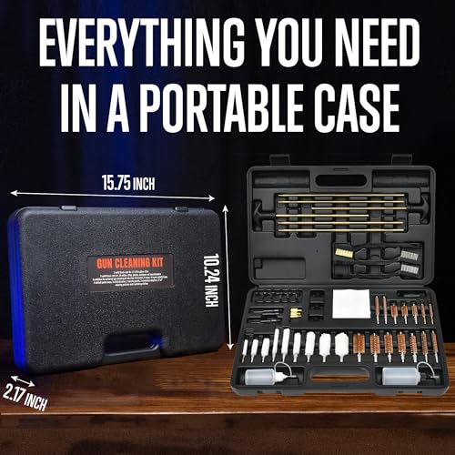 GLORYFIRE Universal Gun Cleaning Kit - Portable and Travel-Friendly