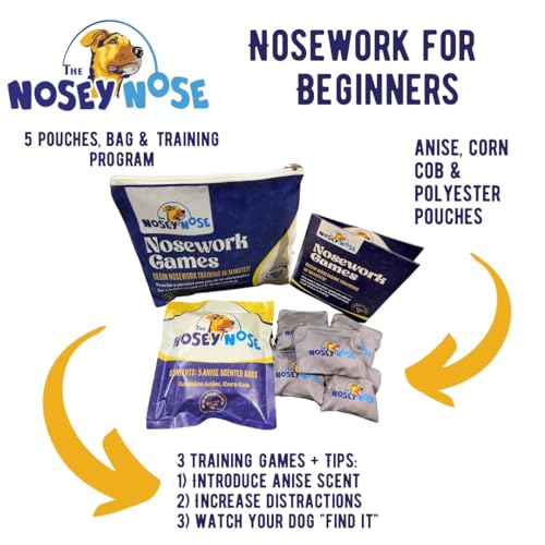 Nosey Nose Dog Scent Training Kit with Games