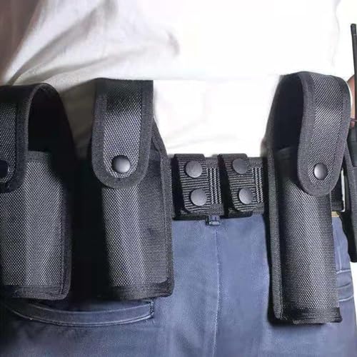 4-Pack Tactical Nylon Duty Belt Keepers - Black