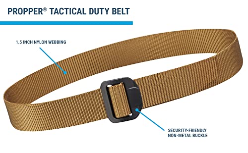 Tactical Belt for Adults - Black, Size 36x38