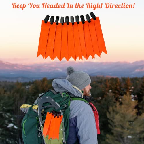 Lopau Reflective Orange Trail Markers for Hunters