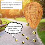 4 Pack Wasp Nest Decoys for Outdoor Protection