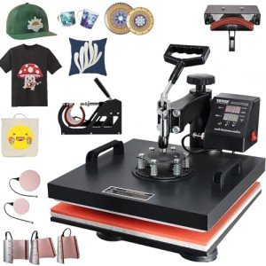 VEVOR 8-in-1 Heat Press Machine for T-Shirts