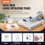 VEVOR 15x15 Heat Press Machine for T-Shirts