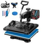 VIVOHOME 5-in-1 Swing Away Heat Press Machine