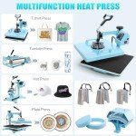 8-in-1 Heat Press Machine for DIY Projects