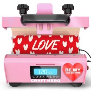 Pink Tumbler Heat Press Machine for Sublimation