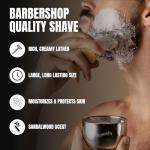 Gentleman Jon Sandalwood Shaving Soap for Men - Creates the Perfect Lather - Ideal for Smooth Shaves - Moisturizes & Protects - Elevate Your Grooming with this Classic Shave Essential - 1 pc (2.25 oz)