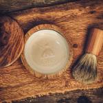 GENTS Men’s Sandalwood Shaving Soap - Natural Bar with Shea Butter & Glycerin for Rich Lather, 3oz