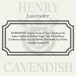 Henry Cavendish Lavender Shaving Soap with Shea Butter & Coconut Oil. Long Lasting 4 oz Puck Refill. Mens Shave Soap. All Natural. Rich Lather, Smooth Comfortable Shave. For Ladies and Gentlemen.