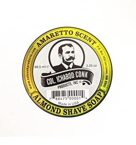 COL CONK ALMOND SHAVE SOAP