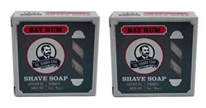 Colonel Conk Worlds Famous Shaving Soap, Bay Rum (Net Weight 4.50 Oz) - Two Pack