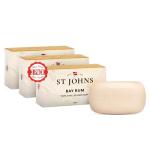 St. John Bay Rum Triple-Milled Soap Bar - 3 Pack