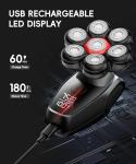 MALEGEBAZ 7D Electric Head Shaver for Men