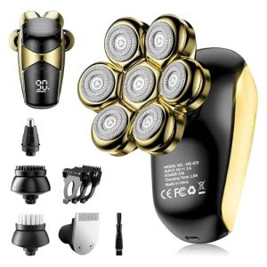 SHPAVVER 5-in-1 Electric Head Shaver Kit