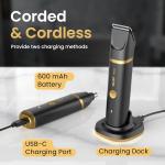 Men's Groin & Body Hair Trimmer with LED Light