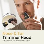 Men's Groin & Body Hair Trimmer with LED Light