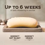 Unscented Castile Bar Soap with Cocoa Butter