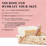 Kitsch Shaving Soap for Women - Hydrating Shave Butter & Shave Soap Bar - Nourishing Bar Soap for Smooth, Irritation-Free Shave – Paraben, Silicone & Sulfate-Free - Vegan, Made in USA - 4 oz