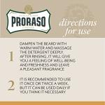 Proraso Wood and Spice Beard Wash, 6.8 oz