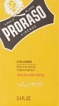 Proraso Wood & Spice Cologne, 3.4 Fl Oz