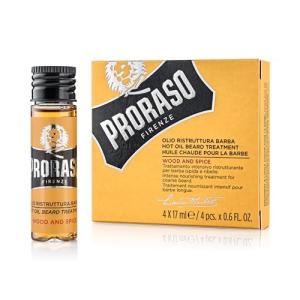 Proraso Hot Oil Beard Treatment Set, 0.6 Fl Oz
