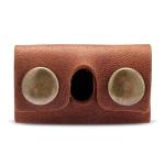 Genuine Leather Safety Razor Head Cover Case