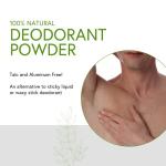 Honeybee Gardens Bay Rum Deodorant Powder for Men
