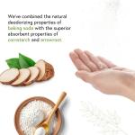 Honeybee Gardens Bay Rum Deodorant Powder for Men